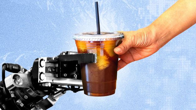 Robots are asking for tips. But who actually gets the money?