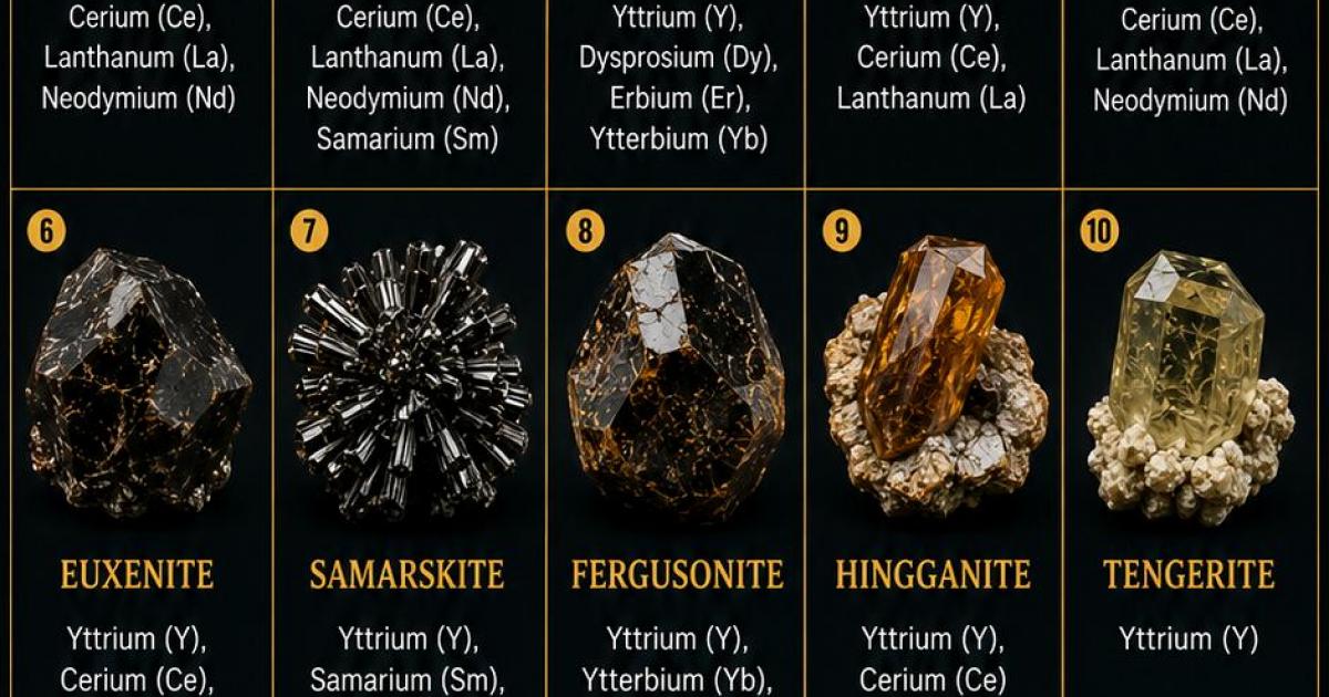 Rare Earth Gemstones and Collector Minerals
